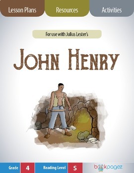 Preview of John Henry  Lesson Plans & Activities Package, Fourth Grade (CCSS)