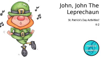 Preview of John, John The Leprechaun