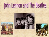 John Lennon Powerpoint Music  Activities Biography Researc