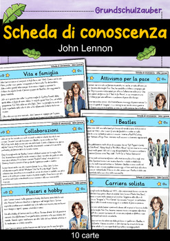 Preview of John Lennon - Scheda di conoscenza - Personaggi famosi (Italiano)