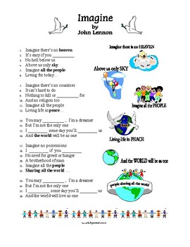 37 Lennon English ESL worksheets pdf & doc