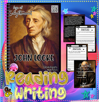 Preview of John Locke | Influential People | Reading Comprehension + Answer