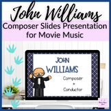 John Williams Slides Presentation about Movie Music + Them