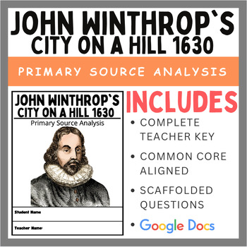 Synical Analysis Of John Winthrops A City