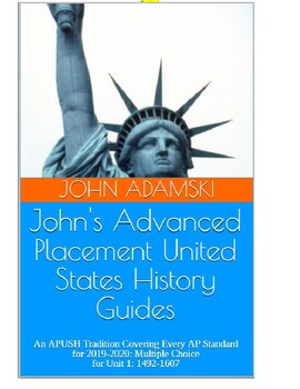 Preview of John's Guides APUSH Multiple Choice Unit 1 1491 to 1607 Microsoft Doc