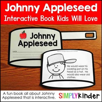 Preview of Johnny Appleseed Interactive Book with Craft Cover