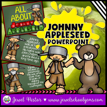 Preview of Johnny Appleseed Activities | PowerPoint with Quiz