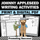 Johnny Appleseed Activities Vocabulary Word Search Writing