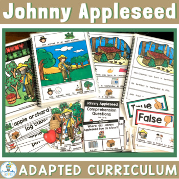 Preview of Johnny Appleseed Adapted Unit Informational Text