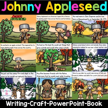 Johnny Appleseed Book Craft Powerpoint And Writing Tpt