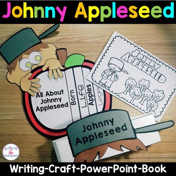 Preview of Johnny Appleseed - Book, Craft, PowerPoint, and Writing