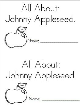 Preview of Johnny Appleseed Book - Lower Elementary