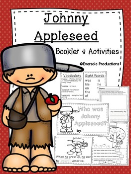 Preview of Johnny Appleseed - Booklet and Activities - Low Prep!