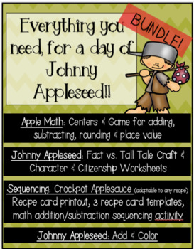 Preview of Johnny Appleseed Bundle!