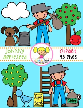 Preview of Johnny Appleseed Clipart