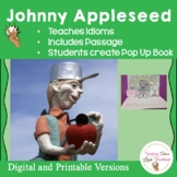 Johnny Appleseed Activities on Idioms and Diorama Pop up Book