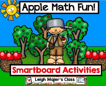 Preview of Johnny Appleseed Counting and Number Fun for Smartboard
