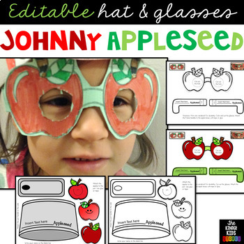 Preview of Johnny Appleseed Crafts (Editable)