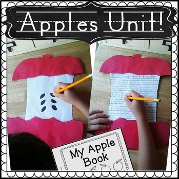 Preview of Johnny Appleseed Day Craft Writing Spring Activities Apples Unit Bulletin Board