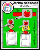 Johnny Appleseed Hat, Craft, Writing Activity Pack: Fall, 