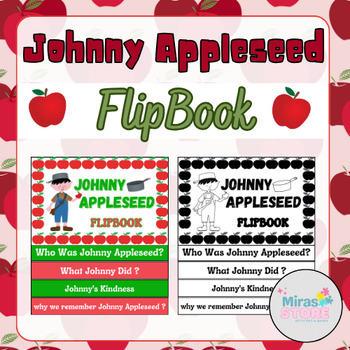 Preview of Johnny Appleseed Interactive Flip Book Activity