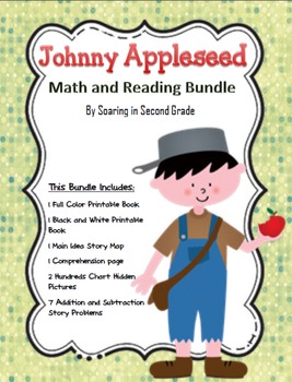 Preview of Johnny Appleseed Math and Reading Bundle
