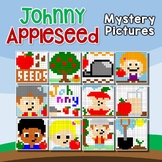 Johnny Appleseed Mystery Picture Bundle Coloring Sheets Pi