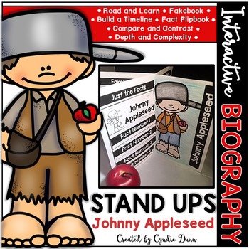 Preview of Johnny Appleseed Nonfiction Reading Writing Activities 