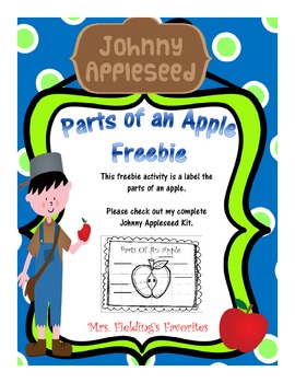 Preview of Johnny Appleseed Parts Of An Apple