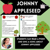 Johnny Appleseed Poem & Song: September Themes