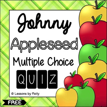 Preview of Johnny Appleseed Quiz