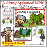 Johnny Appleseed Song with Literacy & Math Activities & Pr