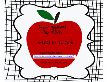 Preview of Johnny Appleseed Thematic Map Activity