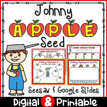 Preview of Johnny Appleseed Worksheets | Printable & Digital