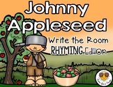 Johnny Appleseed Write the Room - Rhyming Sounds Edition