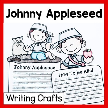 Preview of Johnny Appleseed Writing Crafts | No Prep September Writing Prompts