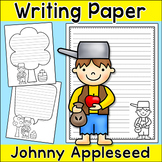 Johnny Appleseed Writing Papers with Lines - Fall Activities