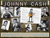Johnny Cash: 25 slides with text, hyperlinks, primary sour