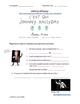 Preview of Johnny Hallyday - French music & culture/La beauté et l'esthétique/DOP