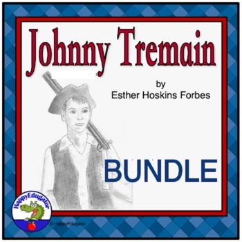 Preview of Johnny Tremain Novel Study and Vocabulary Bundle