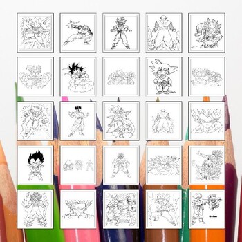 Dragon Ball - Dragonball coloring pages printable games