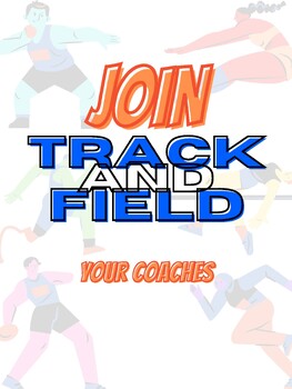 Preview of Join Track and Field Posters