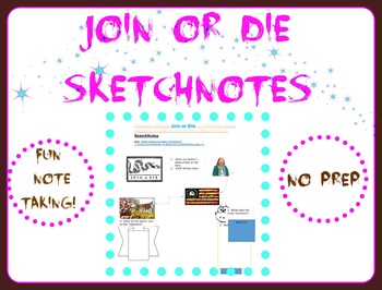 Preview of Join or Die SketchNotes