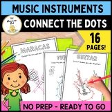 Join the Dots Musical Instruments Activity Worksheets! - M