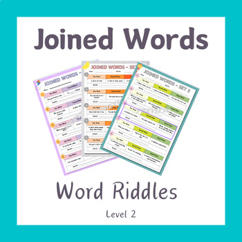 Preview of Joined Words Level 2: Innovative classroom word game for vocabulary building