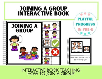 Preview of Joining A Group - Interactive Social Story