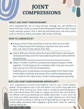 Preview of Joint Compressions at Home Educational Handout