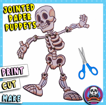 Jointed Paper Puppets by The Learning Panda | TPT