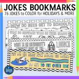 Joke Bookmarks to Color