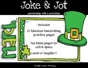 Preview of Joke & Jot: March